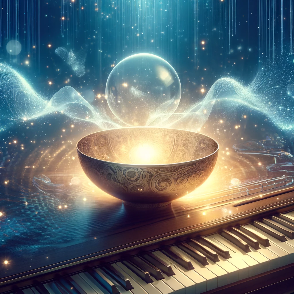 クリスタルボウル&ピアノ